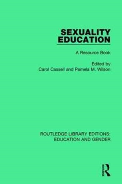 Sexuality Education : A Resource Book, Hardback Book