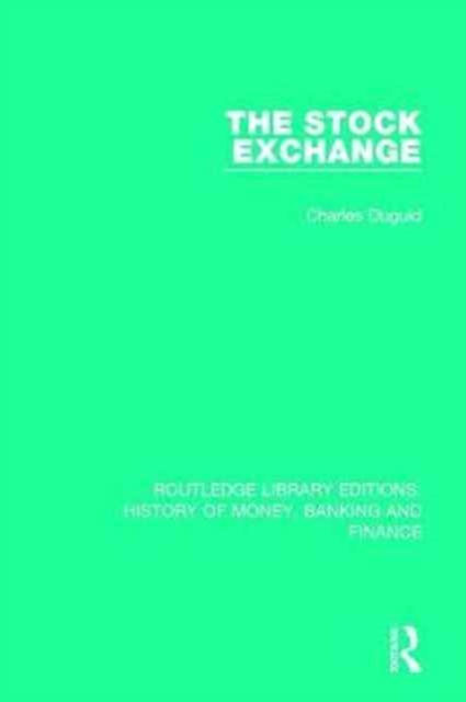 The Stock Exchange, Hardback Book