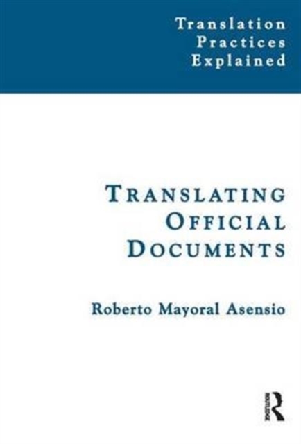 Translating Official Documents, Hardback Book