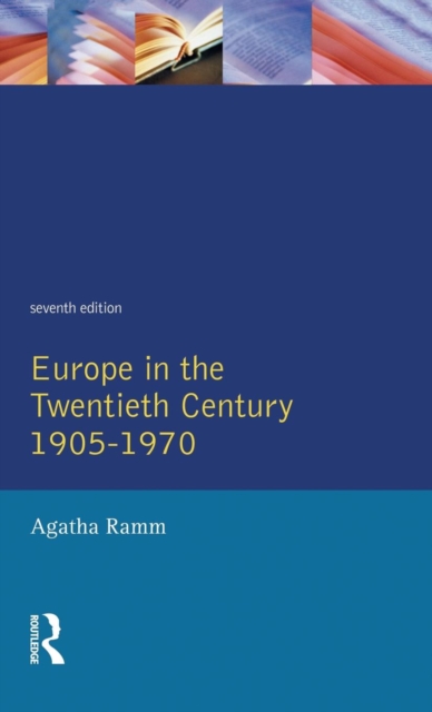 Grant and Temperley's Europe in the Twentieth Century 1905-1970, Hardback Book