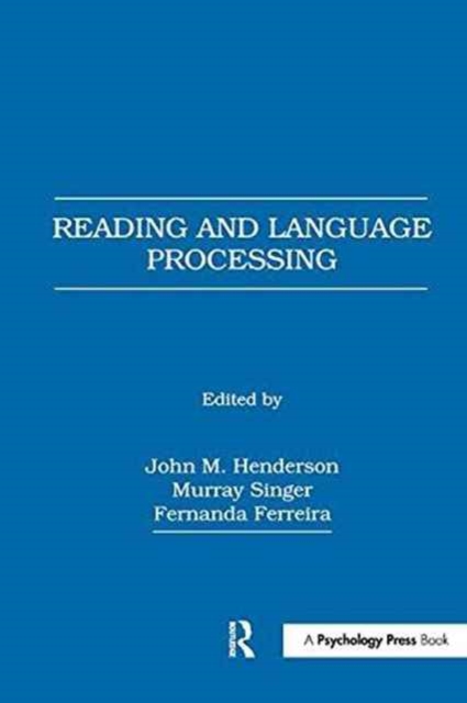 Reading and Language Processing, Hardback Book