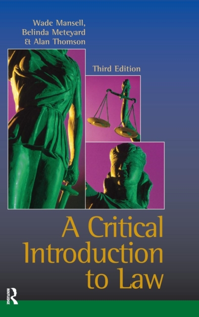 Critical Introduction to Law, Hardback Book