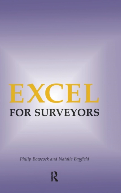 Excel for Surveyors, Hardback Book