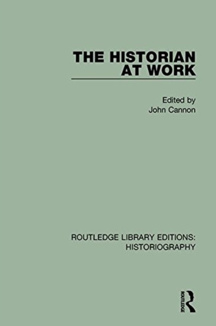 The Historian At Work, Paperback / softback Book