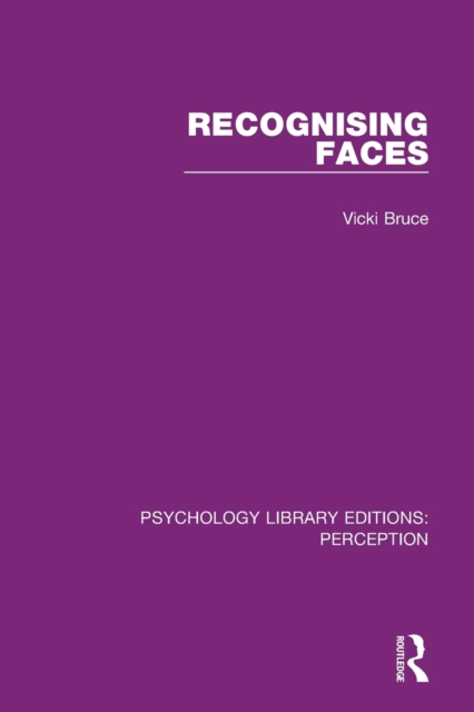 Recognising Faces, Paperback / softback Book