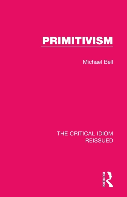 Primitivism, Paperback / softback Book
