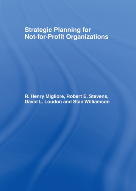 Strategic Planning for Not-for-Profit Organizations, Hardback Book