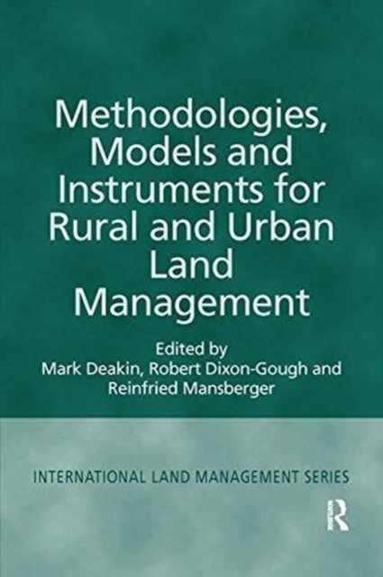 Methodologies, Models and Instruments for Rural and Urban Land Management, Paperback / softback Book