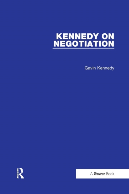 Kennedy on Negotiation, Paperback / softback Book
