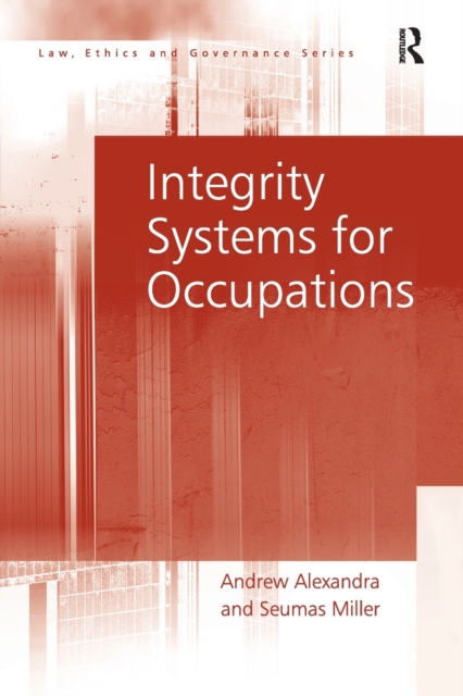 Integrity Systems for Occupations, Paperback / softback Book