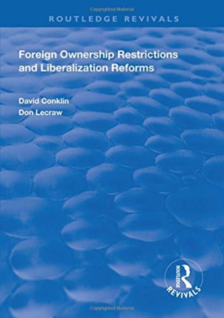 Foreign Ownership Restrictions and Liberalization Reforms, Hardback Book