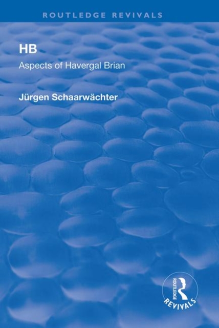 HB : Aspects of Harvergal Brian, Paperback / softback Book