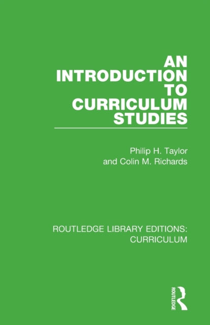 An Introduction to Curriculum Studies, Paperback / softback Book