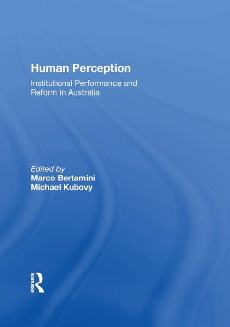 Human Perception, Paperback / softback Book