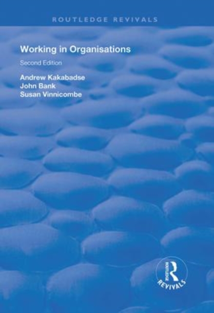 Working in Organisations, Hardback Book