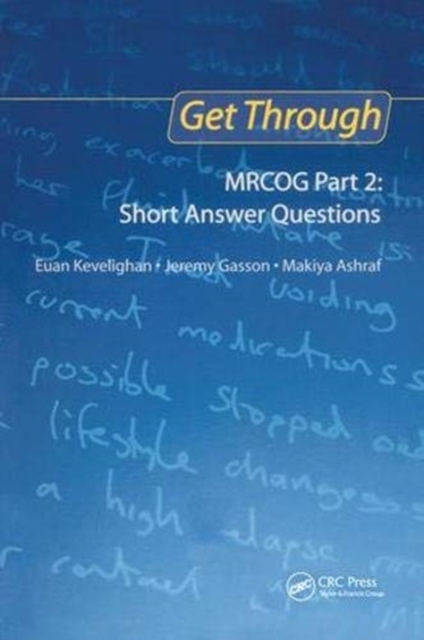 Get Through MRCOG Part 2: Short Answer Questions, Hardback Book