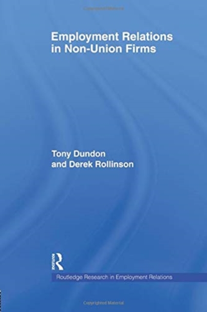 Employment Relations in Non-Union Firms, Paperback / softback Book