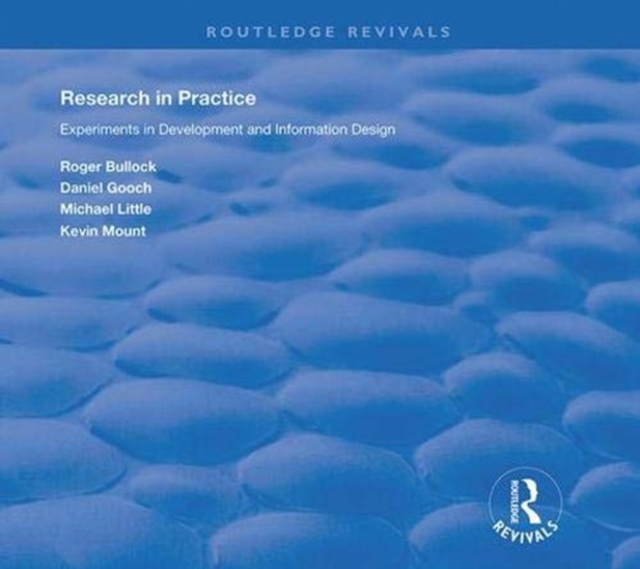 Research in Practice : Experiments in Development and Information Design, Paperback / softback Book