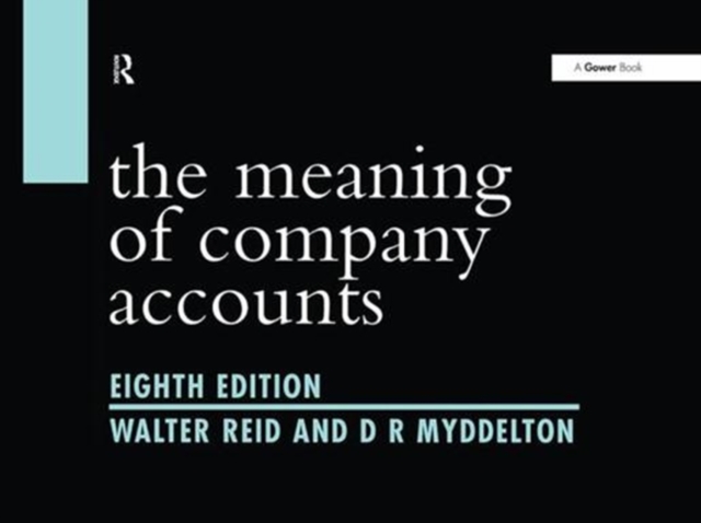 The Meaning of Company Accounts, Hardback Book