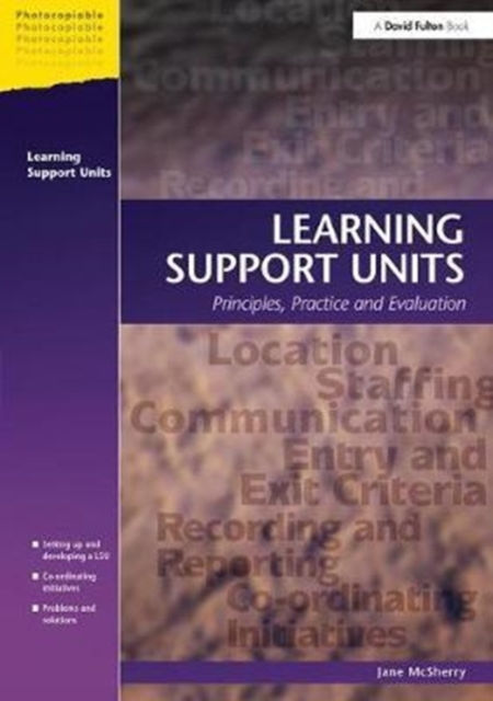 Learning Support Units : Principles, Practice and Evaluation, Hardback Book