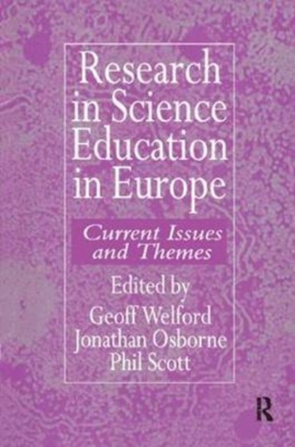 Research in science education in Europe, Hardback Book