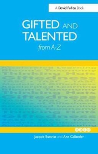 Gifted and Talented Education from A-Z, Hardback Book