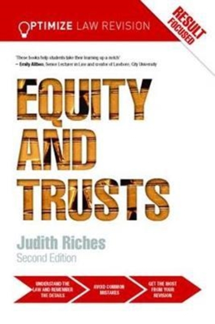Optimize Equity and Trusts, Hardback Book