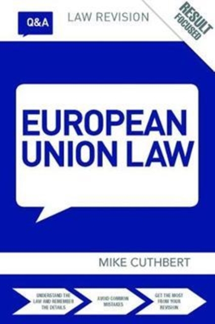 Q&A European Union Law, Hardback Book