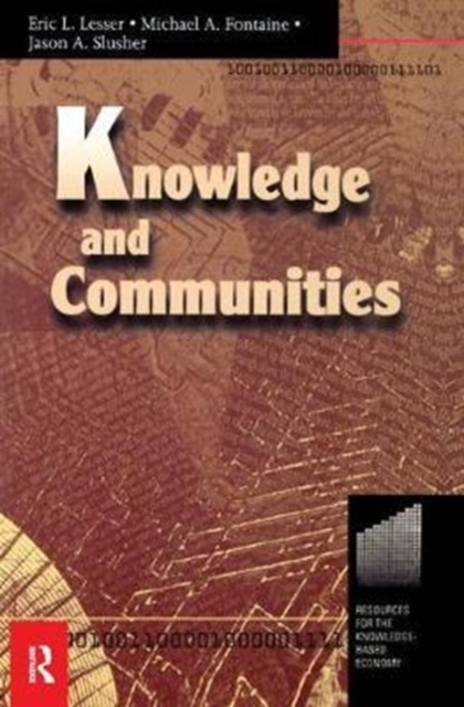 Knowledge and Communities, Hardback Book