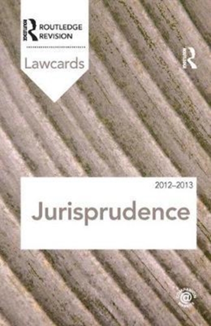 Jurisprudence Lawcards 2012-2013, Hardback Book
