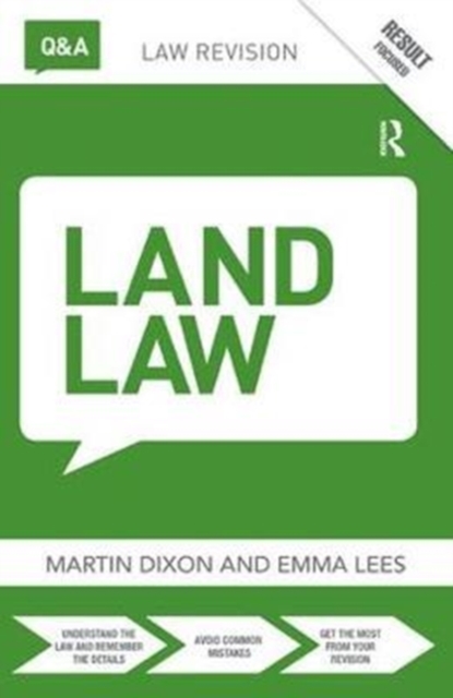 Q&A Land Law, Hardback Book