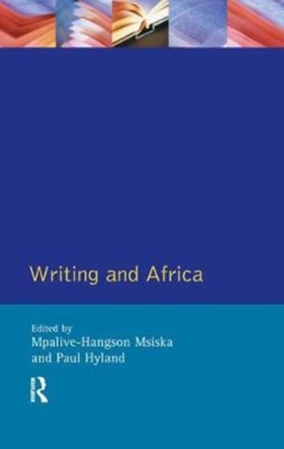 Writing and Africa, Hardback Book