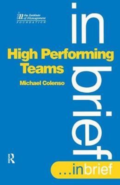 High Performing Teams In Brief, Hardback Book