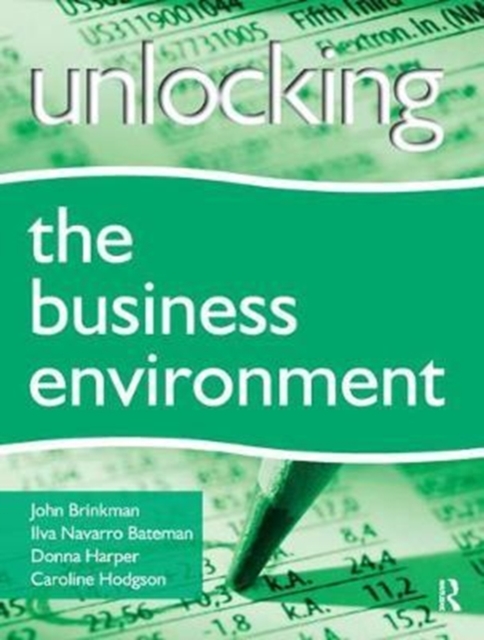 Unlocking the Business Environment, Hardback Book