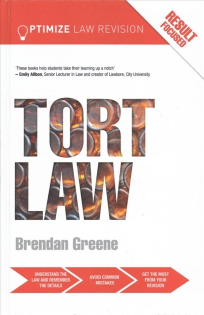 Optimize Tort Law, Hardback Book