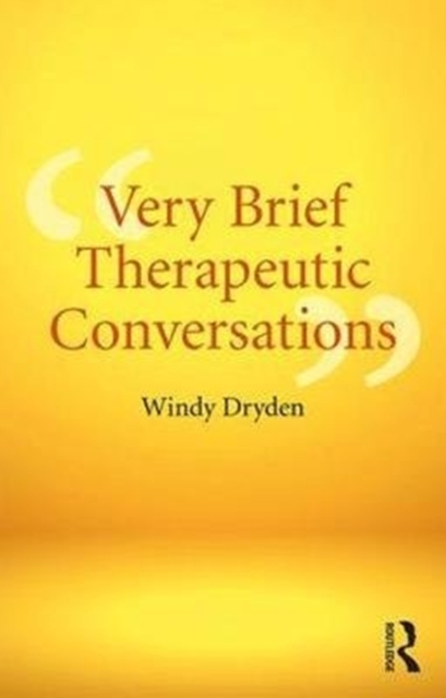 Very Brief Therapeutic Conversations, Paperback / softback Book