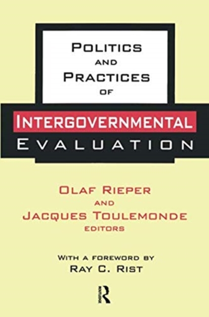 Politics and Practices of Intergovernmental Evaluation, Paperback / softback Book
