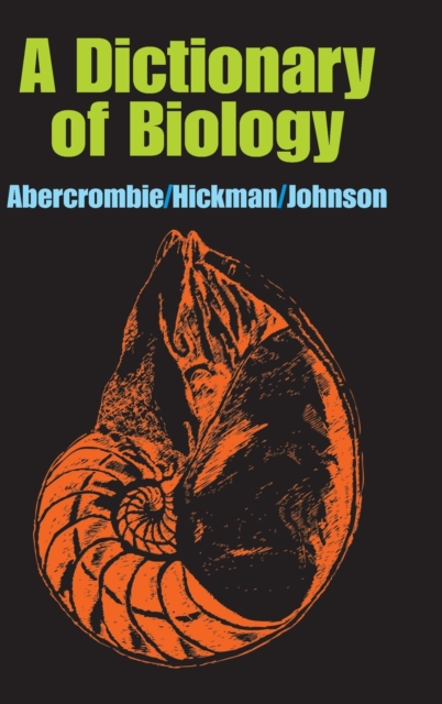 A Dictionary of Biology, Hardback Book