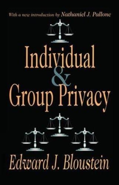 Individual and Group Privacy, Hardback Book