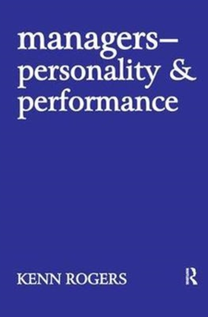 Managers : Personality and Performance, Hardback Book