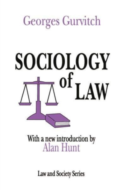 Sociology of Law, Hardback Book