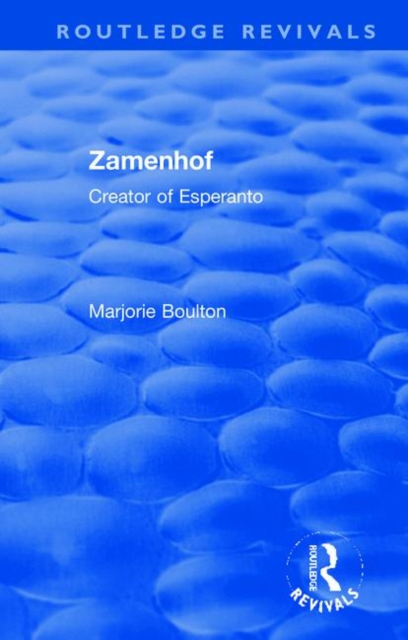 Zamenhof : Creator of Esperanto, Hardback Book