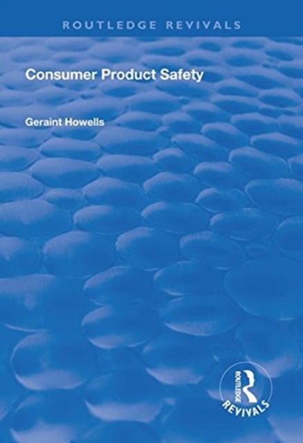 Consumer Product Safety, Hardback Book