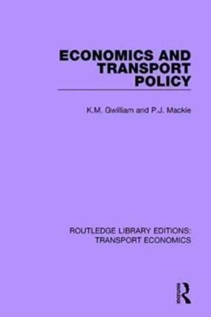 Economics and Transport Policy, Hardback Book