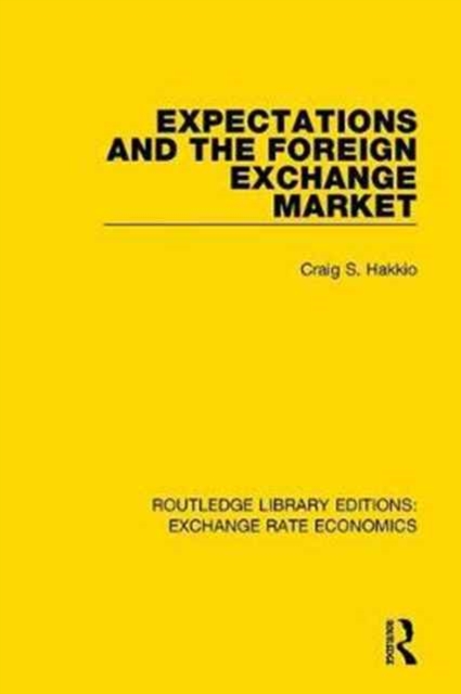 Expectations and the Foreign Exchange Market, Hardback Book