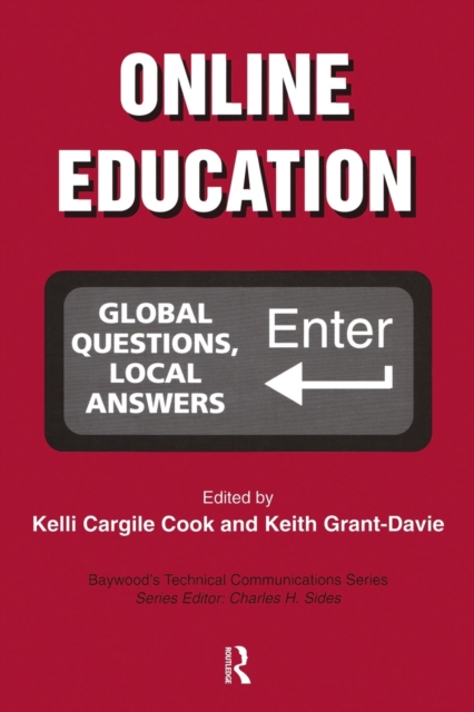 Online Education : Global Questions, Local Answers, Paperback / softback Book