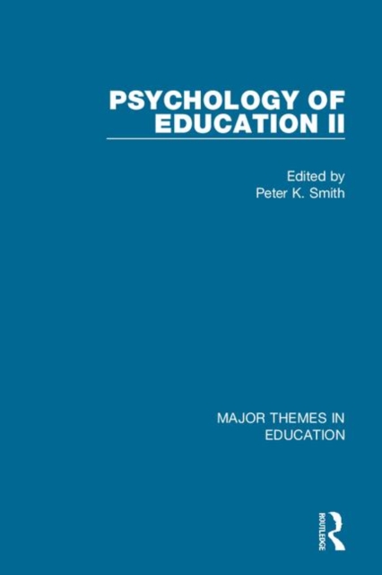Smith: Psychology of Education II (4-vol. set), Multiple-component retail product Book