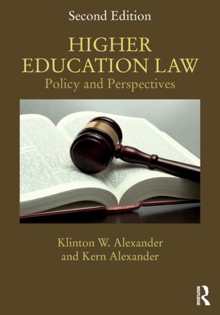 Higher Education Law : Policy and Perspectives, Paperback / softback Book