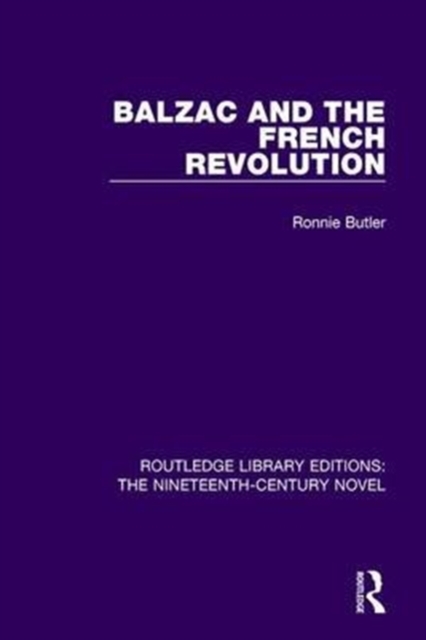 Balzac and the French Revolution, Paperback / softback Book