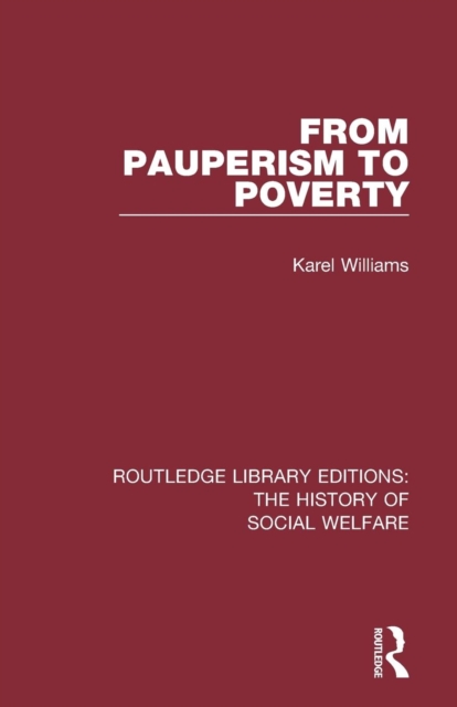 From Pauperism to Poverty, Paperback / softback Book